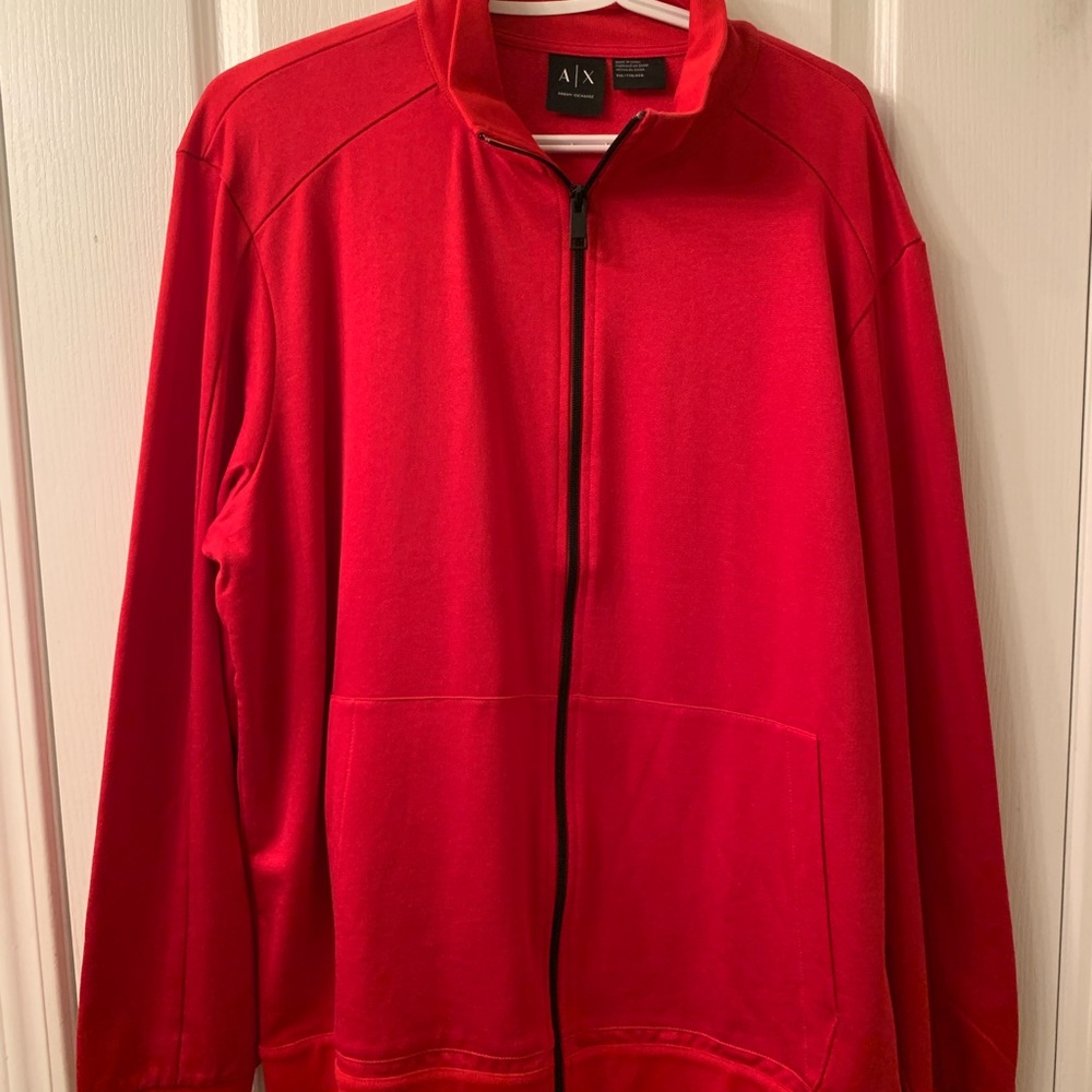 Armani Exchange Zip Up Sweater